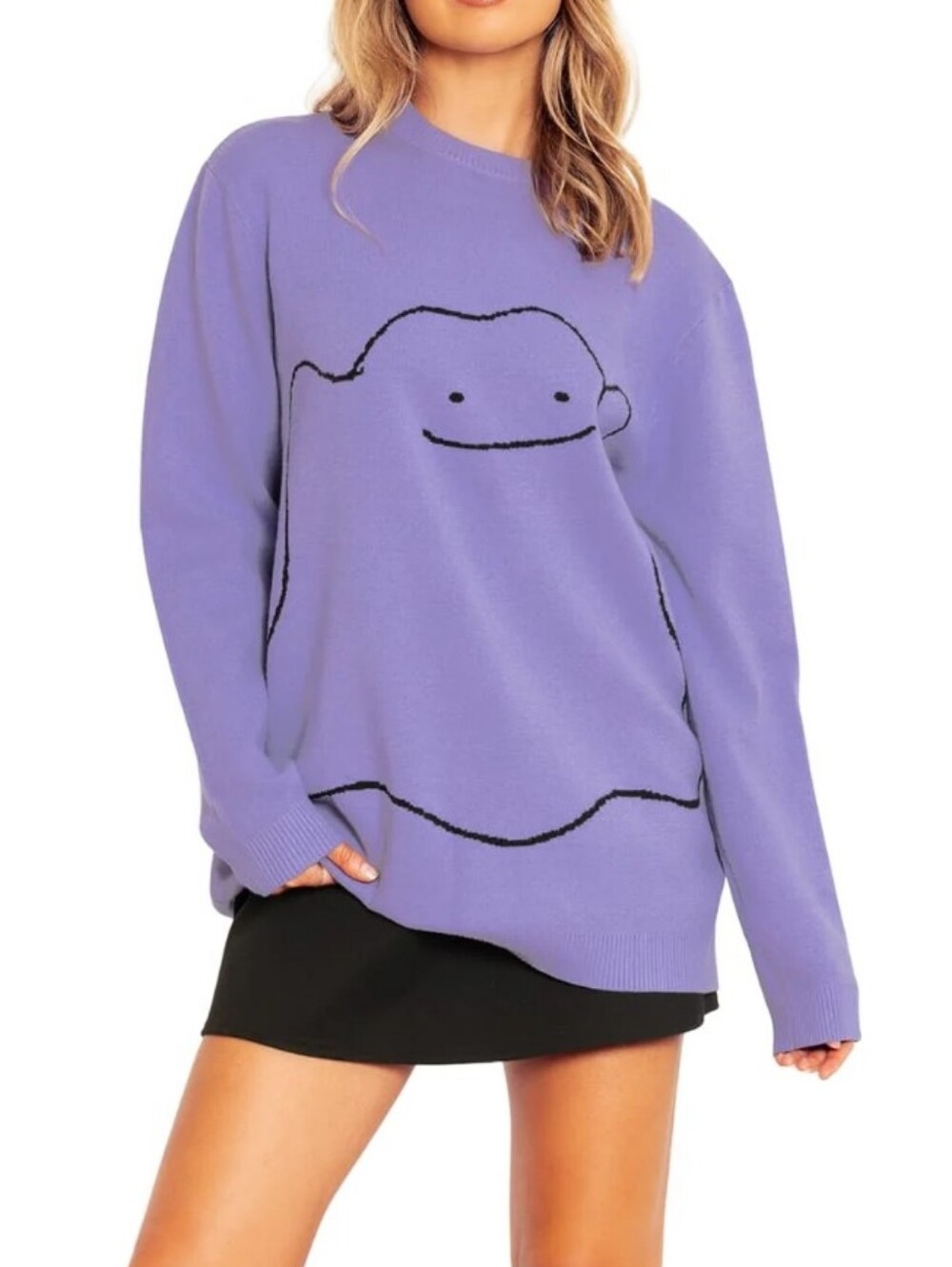 Blackmilk X Pokemon Ditto Oversized Sweater